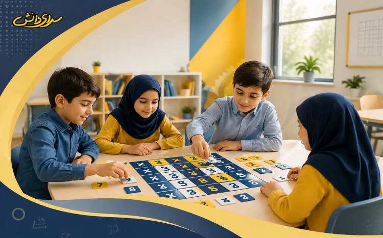 آموزش جدول ضرب با بازی